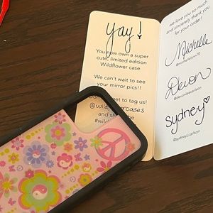 Brand new wildflower phone case